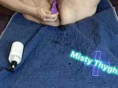 Bbw stepmom's toy session leads to intense squirting