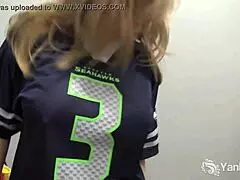 busty milf lili sparks grooms herself... I mean, masturbates passionately!