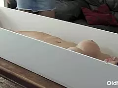 Horny milf Lacey Starr teases and pleases a young 18+ lesbian!