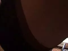 Slutty Italian milf with long hair masturbates solo in lingerie