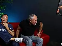 Black Haired Milf Jasmine Lau Seduced Into MMF Threesome By Old And Young Guys