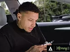 The horny pervert stud caught his smoking hot roommate milf lauren phillips in cam sex