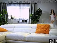 an innocent teen 18+ dives into a threesome with her slutty bestie and a mature stud