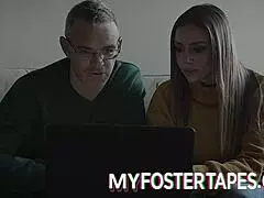 foster learns secrets in bedroom with brunette