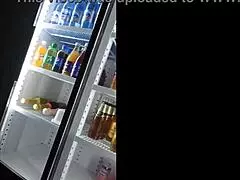 Walk In Panty With Cock Out Into Bar For Beer