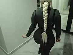 hard fucked a stranger in the elevator, public sex with neighbor