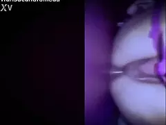 Dirty cinema glory hole sucking and ass action