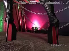 Worship my leather thigh high boots-pov