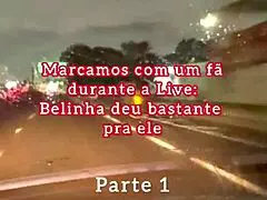 He Catches Belinha Watching Intense Live Show With Monster Cock Action