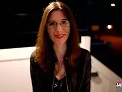 horny brunette cutie hazel oconnor fingers her pussy and gives bj