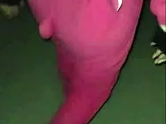 Mature Woman In Halloween Costume Gives Free Blowjob