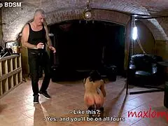 is this skinny milf ready on her fours for some kinky punishment?