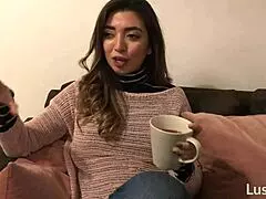 Adorable Mexican girlfriend Frida Sante's homemade tape hides wild passion