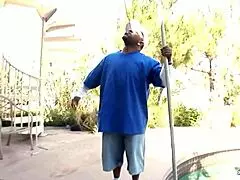 white cougar seduces black midget with huge black cock for cheating fuck 😈