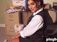 I think beautiful big tits milf emily rinaudo ain't just an ordinary secretary