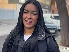 Putalocura - pillada a la venezolana culona ambar bunny termina con un rico creampie