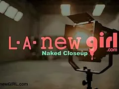 Look at that girl-next-door blonde flaunting her sexy body!