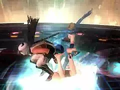 DOA 5 MOMIJI NUDE TAG RYONA. She wrestles nude in intense matches.