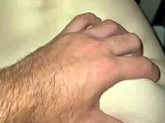 The couple tries fucking for the first time on the hotel balcony.