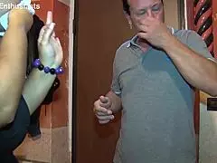 smelly turin features italian group with anal blowjob and cum