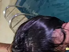 Eva perez giving ass and taking anal cum in red and sheer outfit