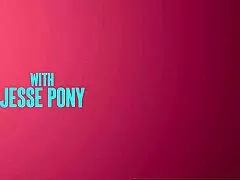 adult time - salacious stunner jesse pony drools over huge cock pounding from will pounder... oh wow!