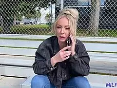 blonde milf sadie summers makes first fuck film