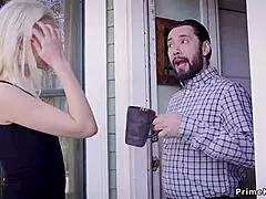 step mom punishes blonde teen 18+ with whipping and bondage in kinky session