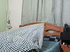 accompanying my stepsister to her room to fuck her is a good idea. we get rough in the bedroom with deepthroat and cum in mouth.