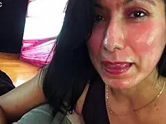 amateur milf tries analingus for the first time in casting