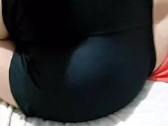 she got super hot and i massaged my best friend's ass intensely in our homemade session.