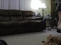 i'm a chubby mom cleaning the house