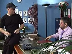 tammie lee lets the booty hunter and his friend cum on her face after sex