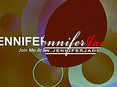 A British woman enjoys some private time in the kitchen.