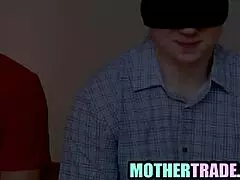 step moms foursome fuck virgin step sons 😈 first time old and young taboo group