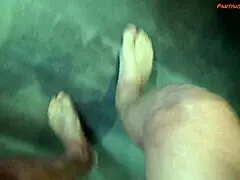 Hubby Films Fucking His Mature Wife In The Kitchen Wearing Pantyhose