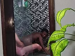 Morning shower sex proves best when she demands pussy eating after my cum