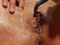 Ich rasiere mir die muschi - i shave my pussy