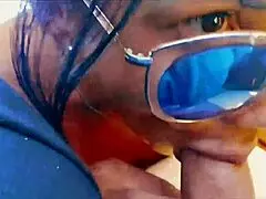 Hey, that app driver ride turned into a wild blowjob session on the beach! 😏