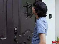 i visit friend but catch his step-mom in bathroom