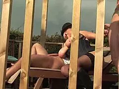 Bbw cougar milf participates in a group activity