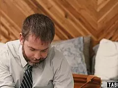 Huge tits milf stepmom lexi luna fucks stepson in the same room as husband