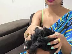 stepmom took the wrong pill, now she's horny. let me help you get it off