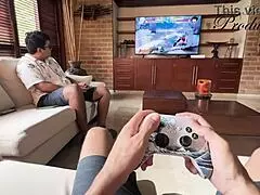 She seduces her foreign friend to fuck her without a condom, riding his monster cock bareback in doggystyle and cowgirl.