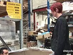 Ginger French Lady Anal Fucked In Two Spots?