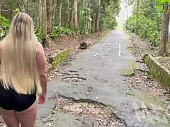 Milf Begs for Anal Fuck in Park!