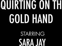 Sar4 Jay In Red Lingerie Plays With Her Tits