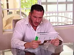 glamour redhead farts cream in blowjob