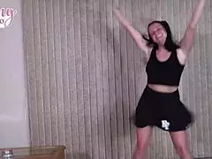 Cheerleader Daisy Garcia Meets Coach Seth Brogan