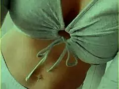 Wifey, An Amateur Housewife, Stuns In Her Perfect Tit Flashing Shirt, Flashing Her Big Tits